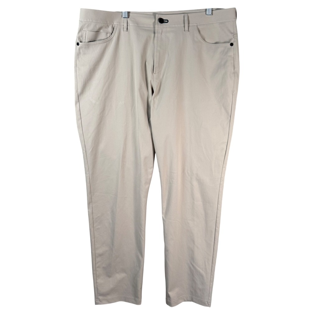 Public Rec Workday Pant Slim Men 38x32 Khaki Performance Stretch Travel Chino